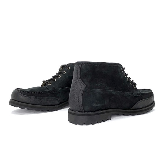 Polo Ralph Lauren Boots “Waterton” Black Nubuck Ankle Chucka Lug Size 7 New NWT main image 10